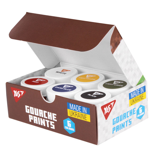 Канцтовари - Фарби гуаш Yes Minecraft 6 кольорів (230405)#3