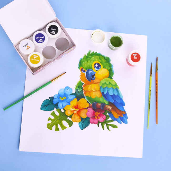 Канцтовари - Фарби гуаш Yes Minecraft 6 кольорів (230405)#5