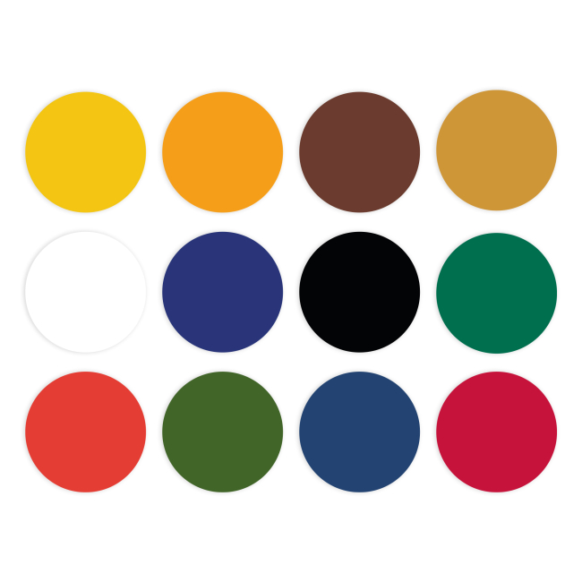 Канцтовари - Фарби гуаш Yes Orange Line 12 кольорів (230432)#2