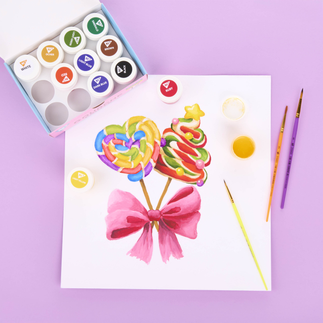 Канцтовари - Фарби гуаш Yes Pusheen 12 кольорів (230402)#4