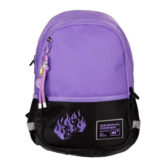 Рюкзаки и сумки - Рюкзак Yes Lilac Cubes T-113 (559966)#2