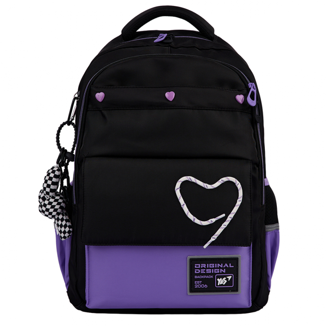 Рюкзаки и сумки - Рюкзак Yes TS-48 Purple hearts (559923)#2