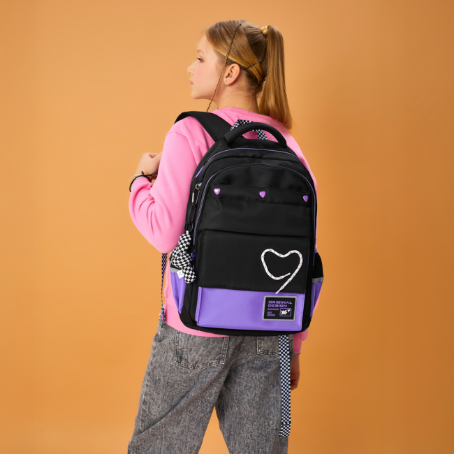 Рюкзаки и сумки - Рюкзак Yes TS-48 Purple hearts (559923)#9