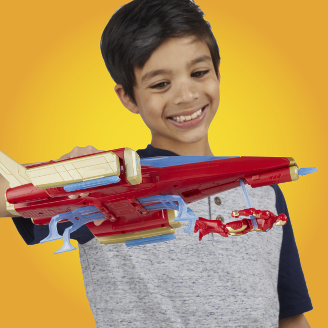 Фігурки персонажів - Ігровий набір Marvel Avengers Винищувач Айрон-Мена (F9329)#5