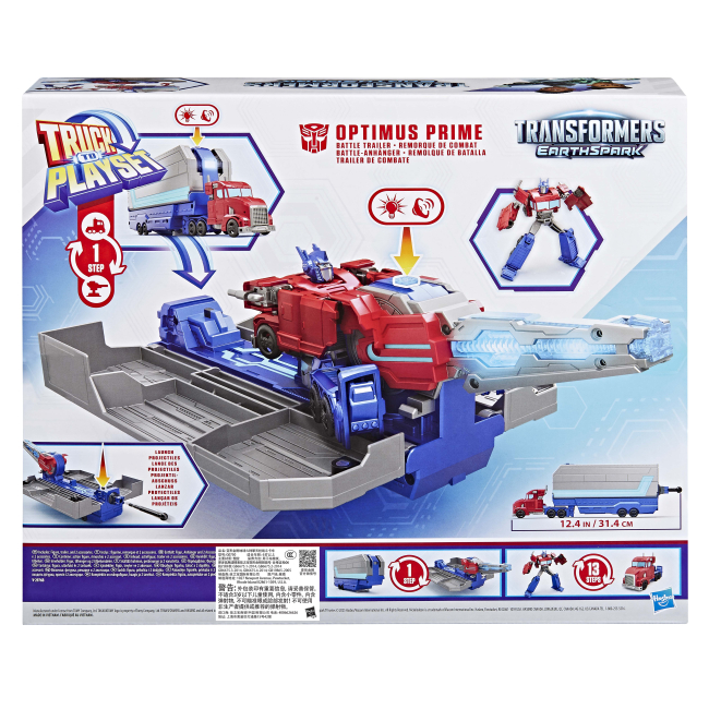 Трансформеры - Игровой набор Transformers EarthSpark Трейлер Оптимуса Прайма (G0750)#7