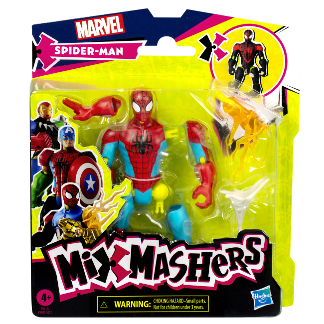 Фигурки персонажей - Фигурка Marvel Mix Mashers Спайдер-Мен (F9205/F9213)#4