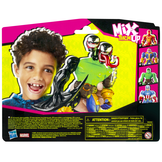 Фігурки персонажів - Фігурка Marvel Mix Mashers Веном (F9206/F9216)#5