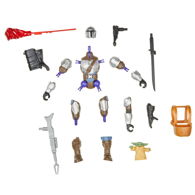 Фигурки персонажей - Игровой набор Star Wars MixMashers deluxe Звездные Войны Mando and Grogu (F9481/G0300)#3