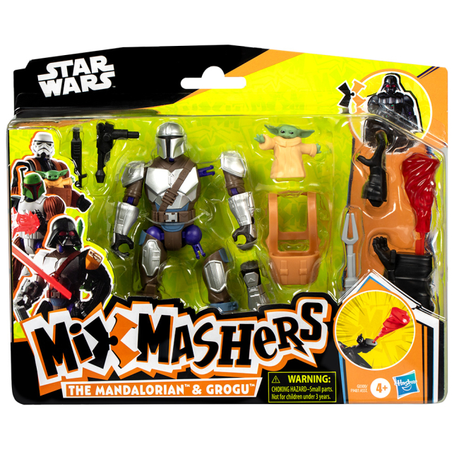 Фигурки персонажей - Игровой набор Star Wars MixMashers deluxe Звездные Войны Mando and Grogu (F9481/G0300)#4