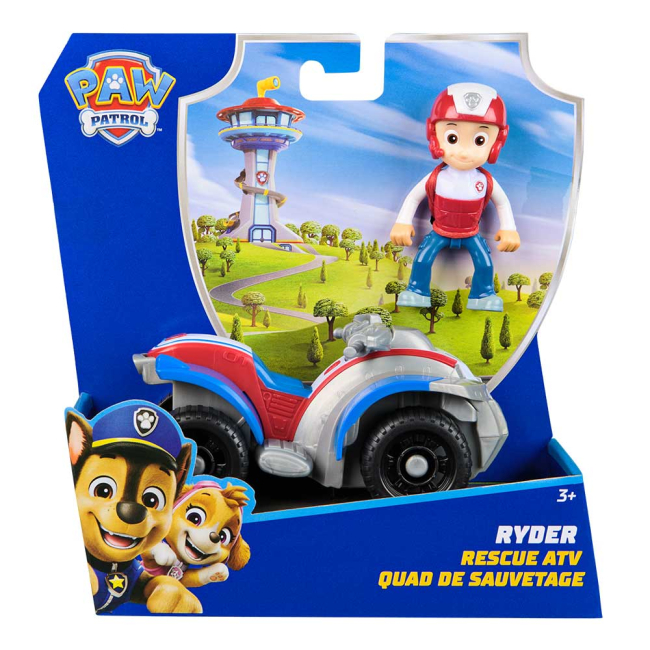 Фигурки персонажей - Игровой набор Paw Patrol Базовый спасательный автомобиль с водителем Райдер (SM97237/6071212)#6