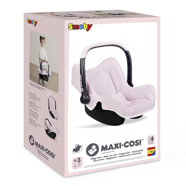 Транспорт і улюбленці - Крісло-переноска Smoby Maxi-Cosi Рожева перлина (7600240241)#2