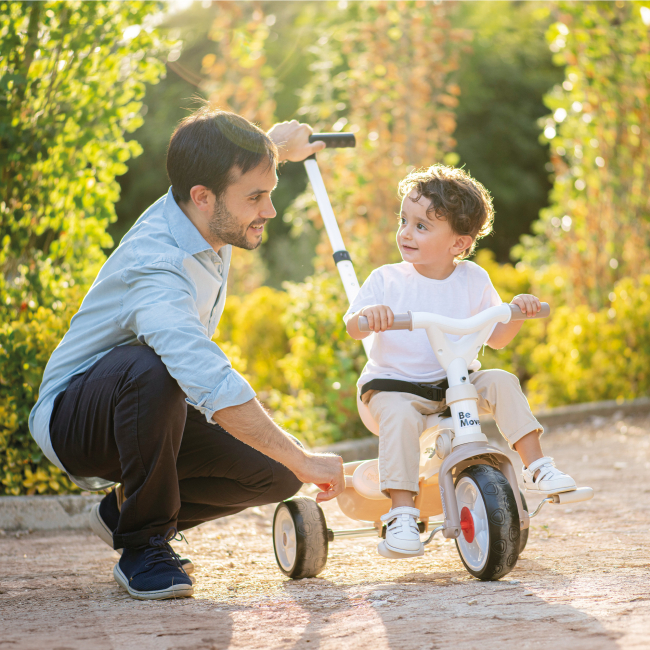 Велосипеды - Велосипед Smoby Би Муви Комфорт 3 в 1 Айвори (7600740418)#4