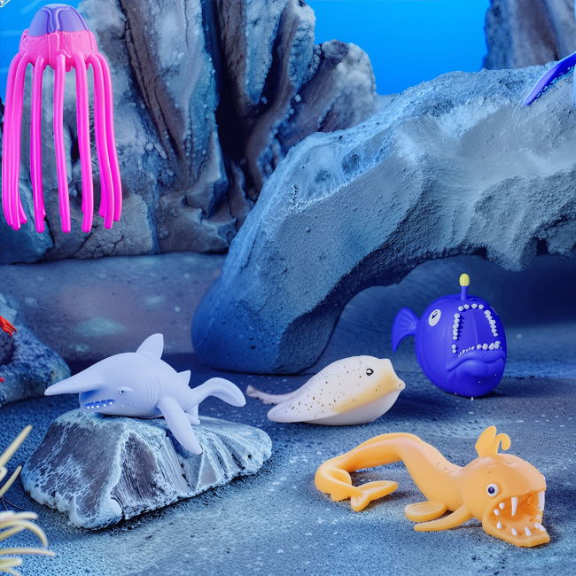 Антистрес іграшки - Стретч-іграшка Sbabam Підводні володарі Море та безодня сюрприз (15/CN22)#4