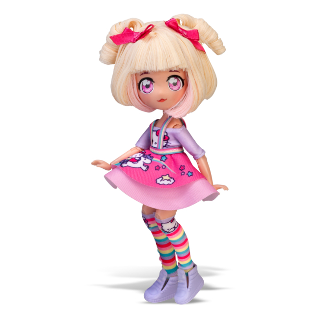 Ляльки - Лялька 4SF Manga Dolls Hello Kitty Цукерочка-єдиноріг (HKTF0400)#4