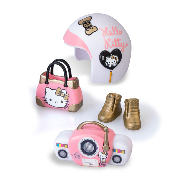 Ляльки - Лялька 4SF Manga Dolls Hello Kitty Золота Ролер Діва (HKTF1000)#3