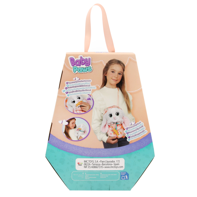 Мягкие животные - Интерактивная игрушка Baby Paws Зайчонок (927124IM)#7