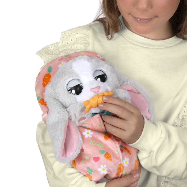 Мягкие животные - Интерактивная игрушка Baby Paws Зайчонок (927124IM)#8