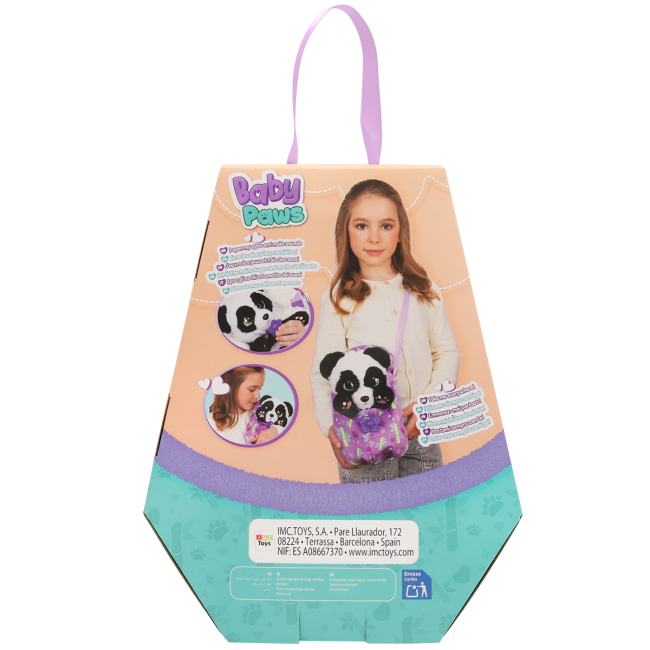 Мягкие животные - Интерактивная игрушка Baby Paws W3 Малыш панда (927667IM)#7