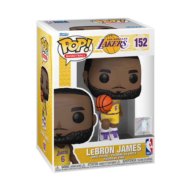 Фігурки персонажів - Фiгурка Funko Pop NBA Леброн Джеймс в жовтій формі (65792)#2
