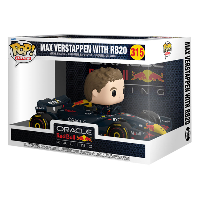 Фигурки персонажей - Фигурка Funko Pop Formula one Макс Ферстаппен с RB20 (83921)#2