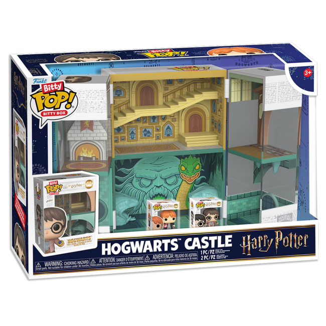 Персонажи мультфильмов - Игровой набор Funko Bitty Pop Boxes Harry Potter Хогвартс (85533)#2