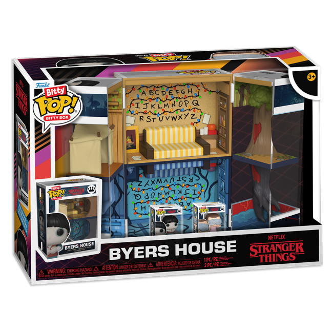 Персонажи мультфильмов - Игровой набор Funko Bitty Pop Boxes Stranger Things Дом Байерса (85534)#2