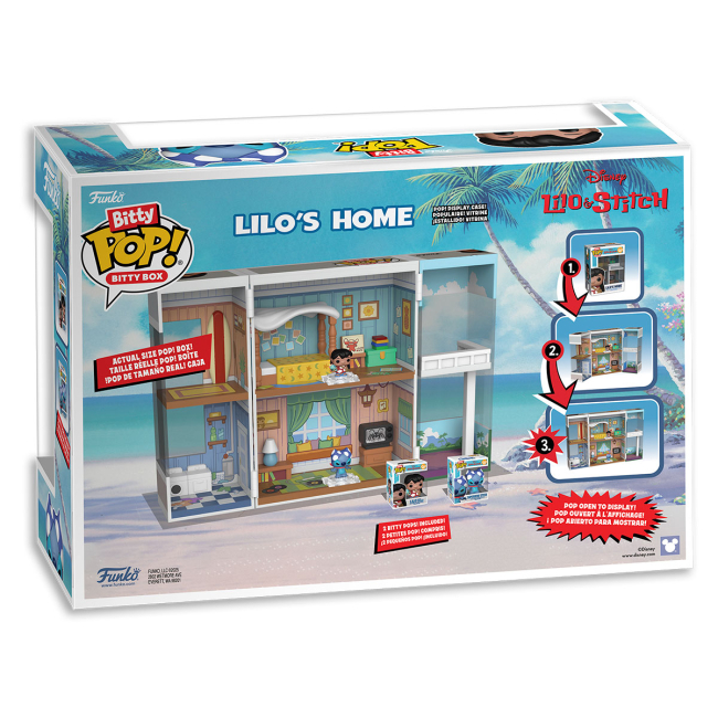 Персонажі мультфільмів - Ігровий набір Funko Bitty Pop Boxes Disney Будиночок Ліло (85536)#3