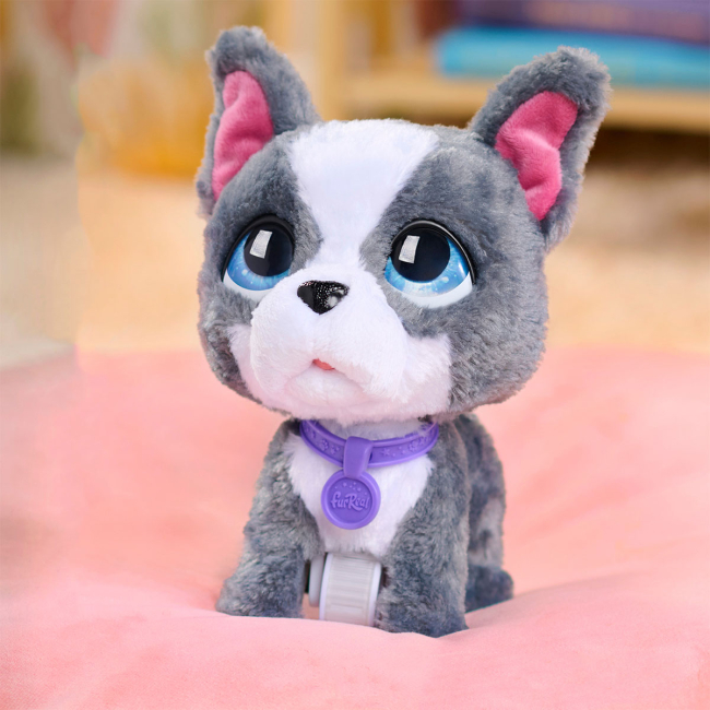 Мягкие животные - Интерактивная игрушка FurReal Walk-a-lots Французский бульдог (28161)#4