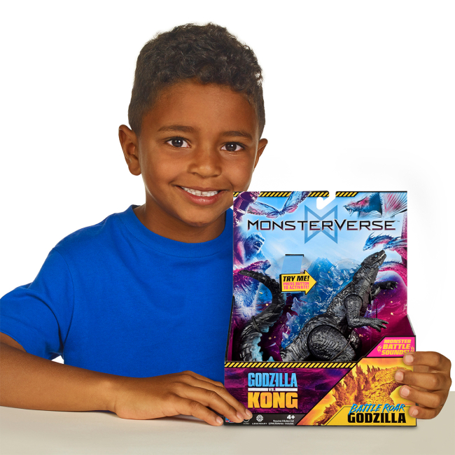 Фигурки персонажей - Игровая фигурка Godzilla vs Kong Годзилла готов к бою (35756N)#3