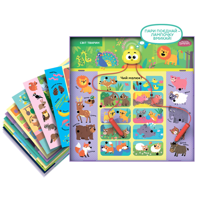 Настольные игры - Настольная игра Kiddi Smart Викторина Мир животных S2 (157-A-0011-UA)#2