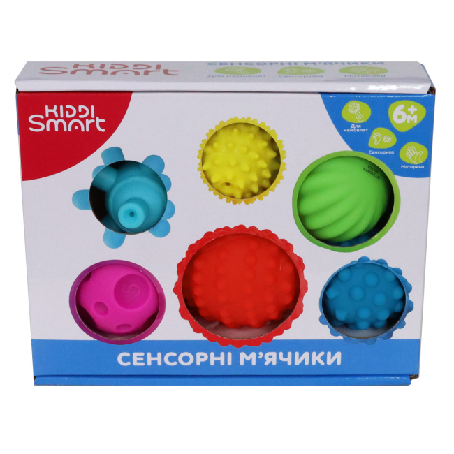 Развивающие игрушки - Развивающая игрушка Kiddi Smart Сенсорные мячики (4434-KS)#2