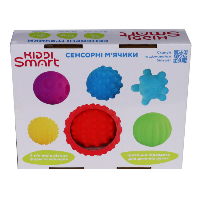 Развивающие игрушки - Развивающая игрушка Kiddi Smart Сенсорные мячики (4434-KS)#5