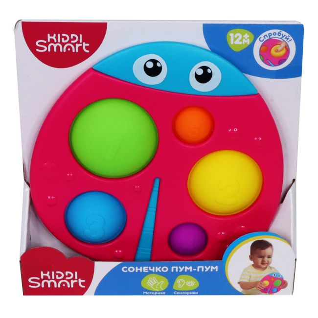 Развивающие игрушки - Развивающая игрушка Kiddi Smart Божья коровка Пум-Пум (4520-KS)#2