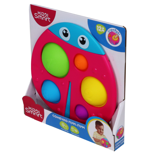 Развивающие игрушки - Развивающая игрушка Kiddi Smart Божья коровка Пум-Пум (4520-KS)#3