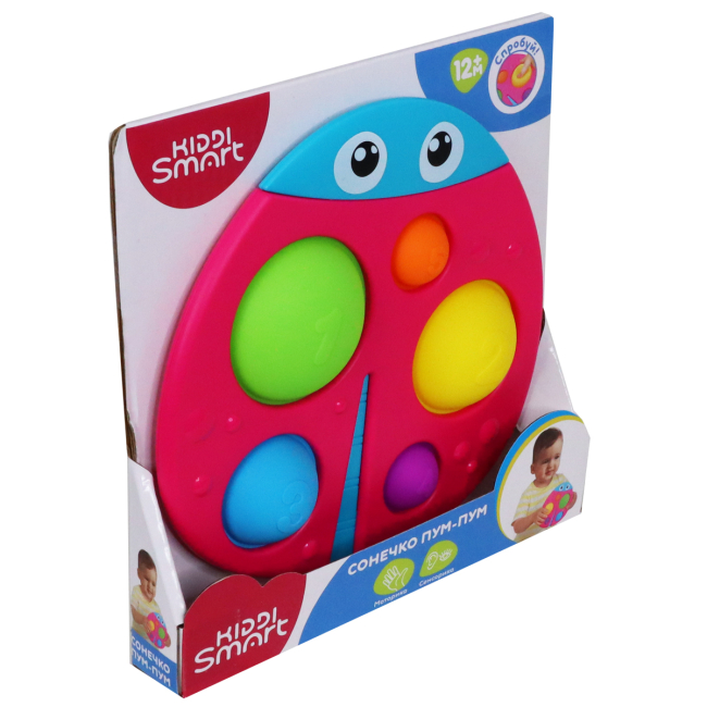 Развивающие игрушки - Развивающая игрушка Kiddi Smart Божья коровка Пум-Пум (4520-KS)#4