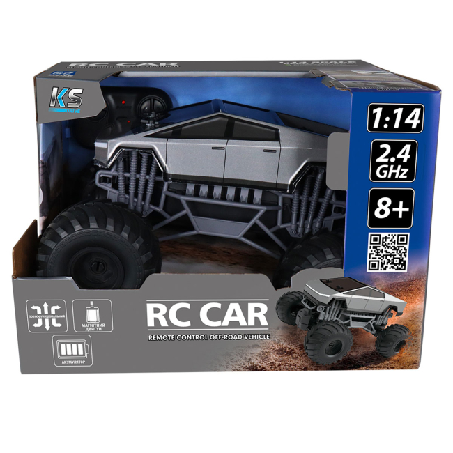 Радиоуправляемые модели - Автомобиль на радиоуправлении KS Drive Bigfoot Off-road Cyber Ride (SL-8362ARHG)#4