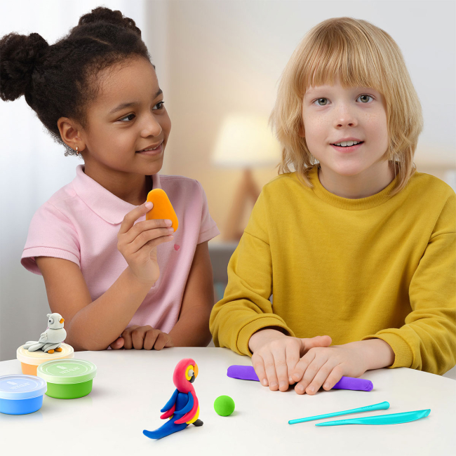 Набори для ліплення - Меганабір пластиліну Ліпака Птахи (15013-UA01)#5