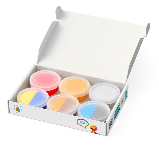 Набори для ліплення - Набір пластиліну Ліпака Птахи: Папуга ара, фазан, голуб (60025-UA01)#2