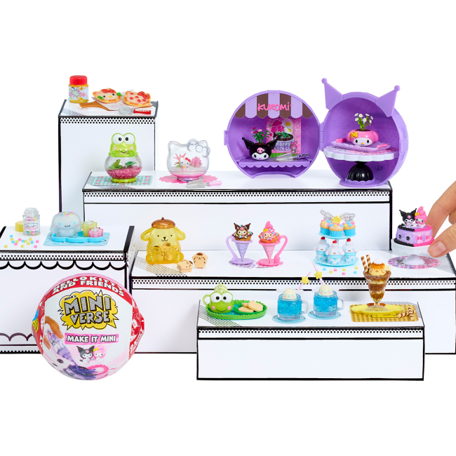 Наборы для творчества - Игровой набор Miniverse Sanrio S2 Создай стиль вместе с Хеллоу Китти и друзьями (547235)#3