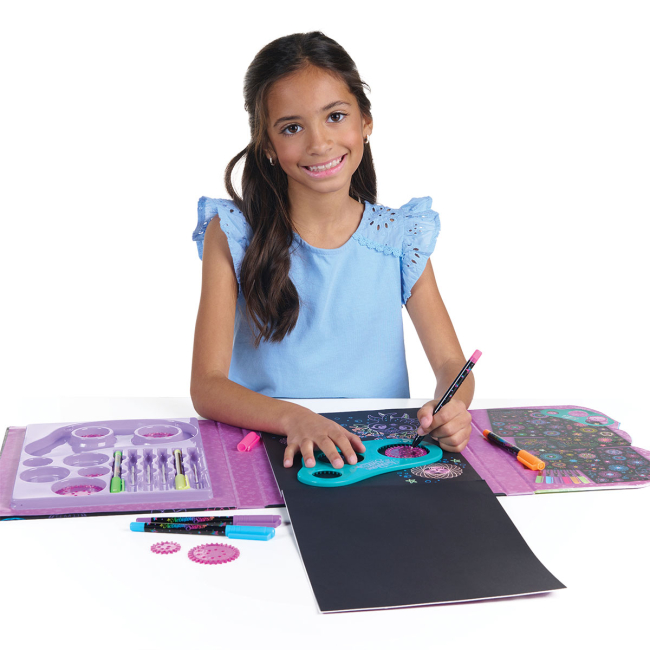 Наборы для творчества - Набор для творчества Nebulous Stars Скетчбук Звездный спирограф (11383)#6