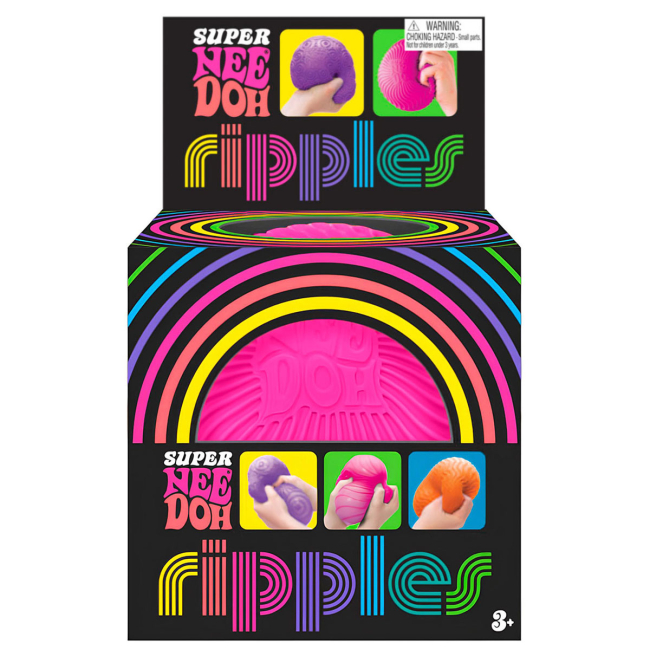Антистресс игрушки - Игрушка-антистресс NeeDoh Super Яркие волны розовая (RSPND-6)#2