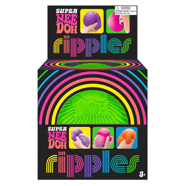 Антистрес іграшки - Іграшка-антистрес NeeDoh Super Яскраві хвильки зелена (RSPND-7)#2