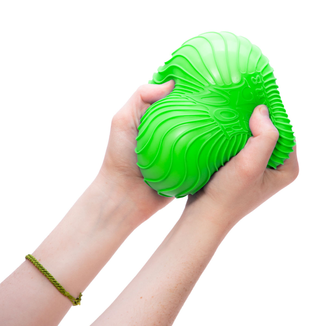 Антистрес іграшки - Іграшка-антистрес NeeDoh Super Яскраві хвильки зелена (RSPND-7)#3