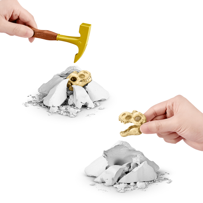 Фігурки тварин - Набір-сюрприз Robo Alive Бурштинові розкопки динозавра S1 (71153)#3