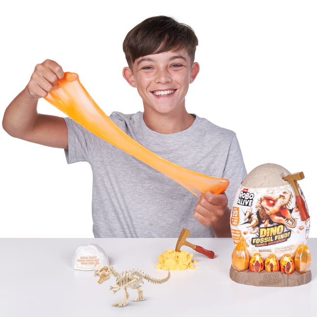 Фігурки тварин - Набір-сюрприз Robo Alive Бурштинові розкопки динозавра S1 (71153)#7