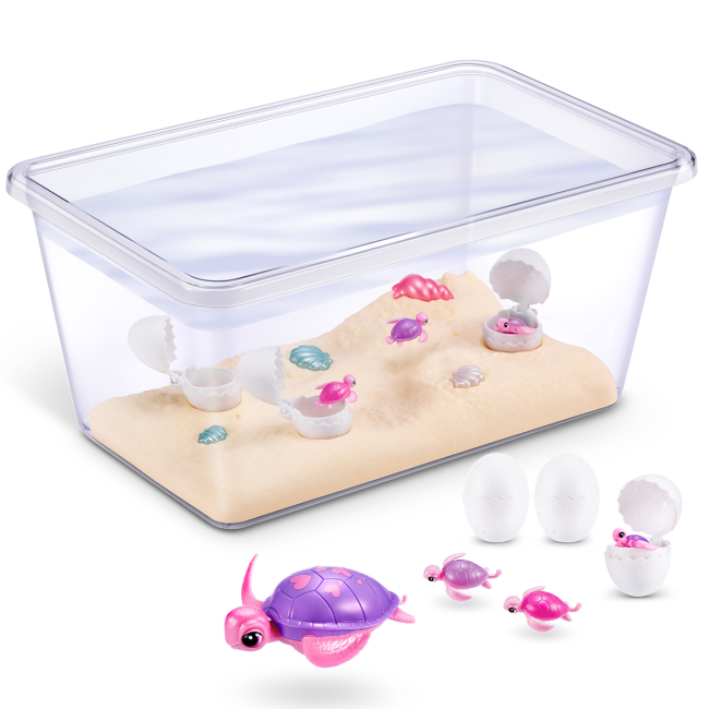 Фигурки животных - Игровой набор Pets Alive Мама черепаха с сюрпризом S1 (9560)#2