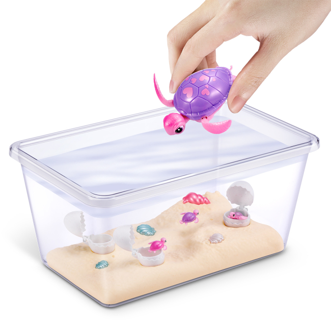 Фигурки животных - Игровой набор Pets Alive Мама черепаха с сюрпризом S1 (9560)#3