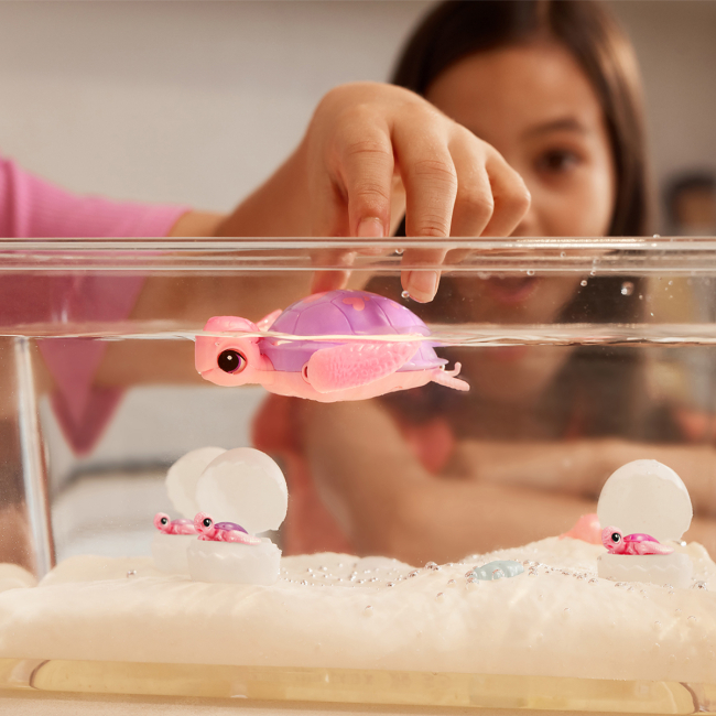 Фигурки животных - Игровой набор Pets Alive Мама черепаха с сюрпризом S1 (9560)#6