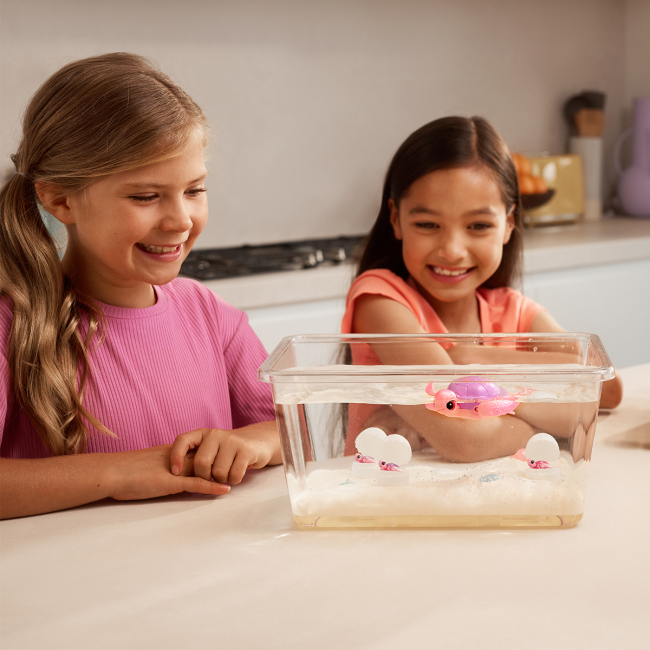 Фигурки животных - Игровой набор Pets Alive Мама черепаха с сюрпризом S1 (9560)#9