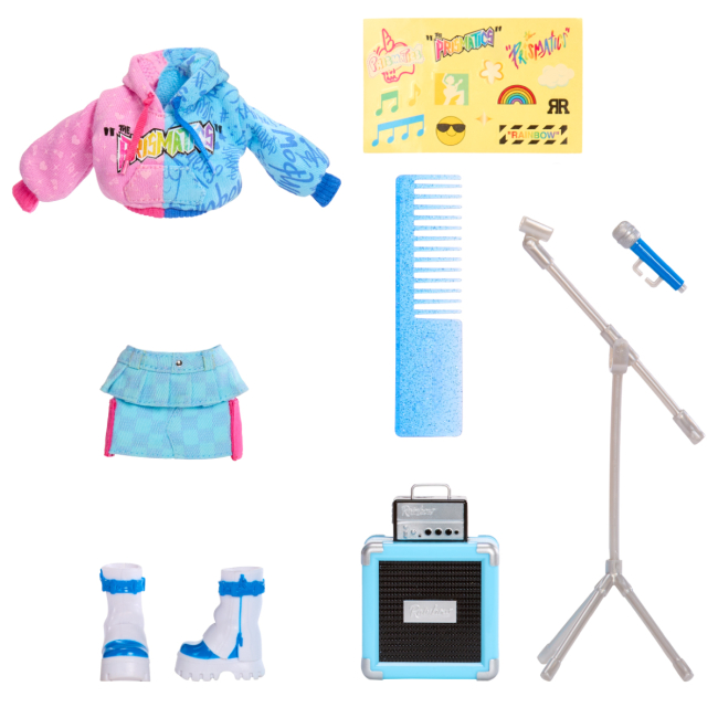 Ляльки - Лялька Rainbow high Junior High Rockband Скайлер (565215)#5